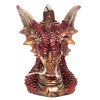 Small Red Dragon Head Backflow Burner