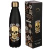 Skulls and Roses Stainless Steel Thermal Drinks Bottle