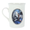 Blue Moon Mug by Anne Stokes