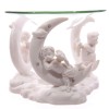 Cherubs on crescent moons Oil Burner