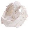 White Cherub 3 Tea Light Holder