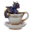 Blue Baby Dragon in a Teacup