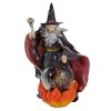 Fire Dragon & Wizard Glitter Globe