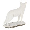 Winter Spirit Standing White Wolf Figurine