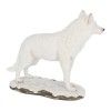 Winter Spirit Standing White Wolf Figurine