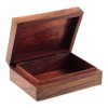 Pentagram Inlay Sheesham Wooden Trinket Box