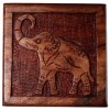 Elephant Sheesham Wooden Trinket Box