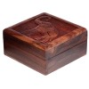 Elephant Sheesham Wooden Trinket Box