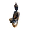 Large Tarnished Gold Sitting Buddha