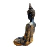 Large Tarnished Gold Sitting Buddha