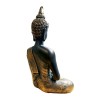 Large Tarnished Gold Sitting Buddha
