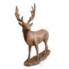 Animal Kingdom Wood Effect Stag Figure