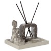 Dark Marble Effect Buddha Tea Light Holder