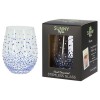 Sunny By Sue Blue Dot Stemless Glass