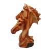 Wood Effect Double Horse Head