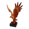 Wood Effect Eagle Figurine