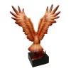 Wood Effect Eagle Figurine