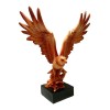 Wood Effect Eagle Figurine