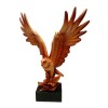 Wood Effect Eagle Figurine