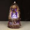 Skull Crystal Cave LED Backflow Burner