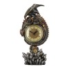 Clockwork Reign Steampunk Dragon Mantel Clock
