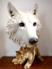 Wild Winter Large Wolf Bust