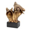 Song of the Wild Bronze Wolf Bust