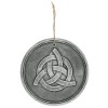 Triquetra Silver Effect Plaque