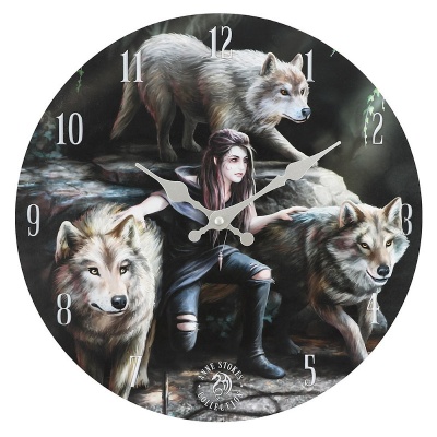 Power of Three Clock by Anne Stokes