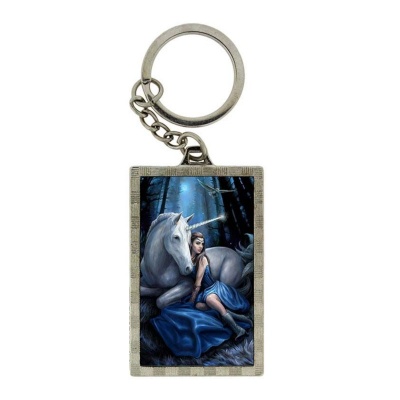 Blue Moon Keyring by Anne Stokes