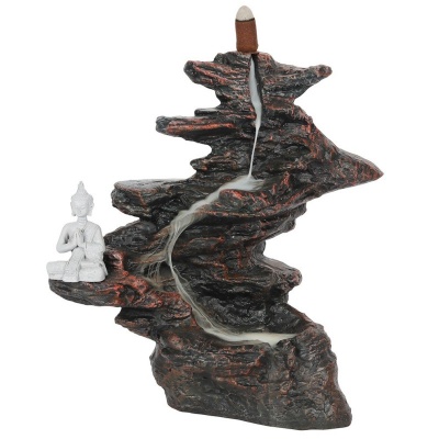 Buddha on Rocks Backflow Burner