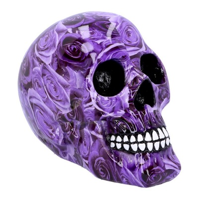 Purple Romance 18cm Skull