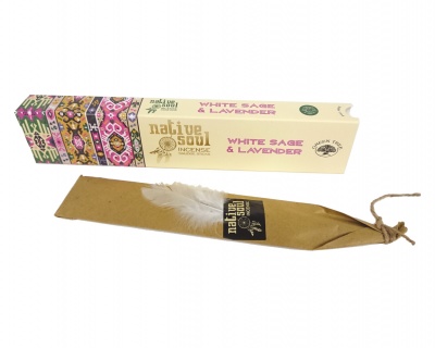 Native Soul White Sage & Lavender Incense Sticks