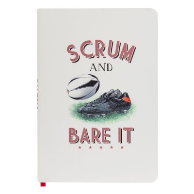 Faux Leather Rugby Notebook