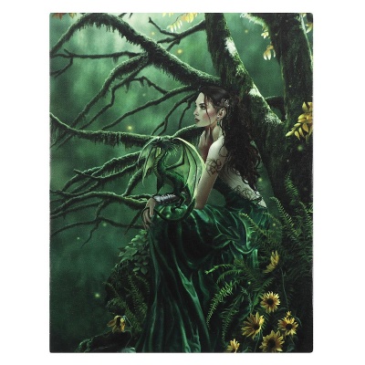 Queen of Fate Small Canvas by Nene Thomas