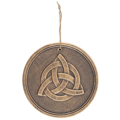 Triquetra Bronze Effect Plaque