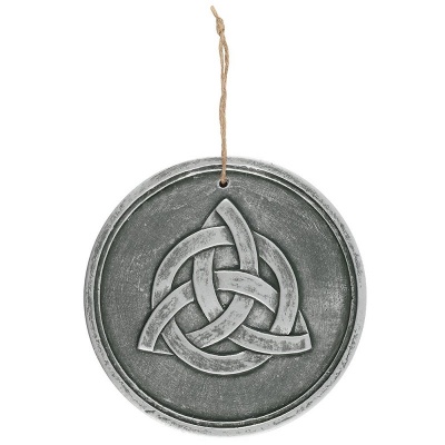 Triquetra Silver Effect Plaque