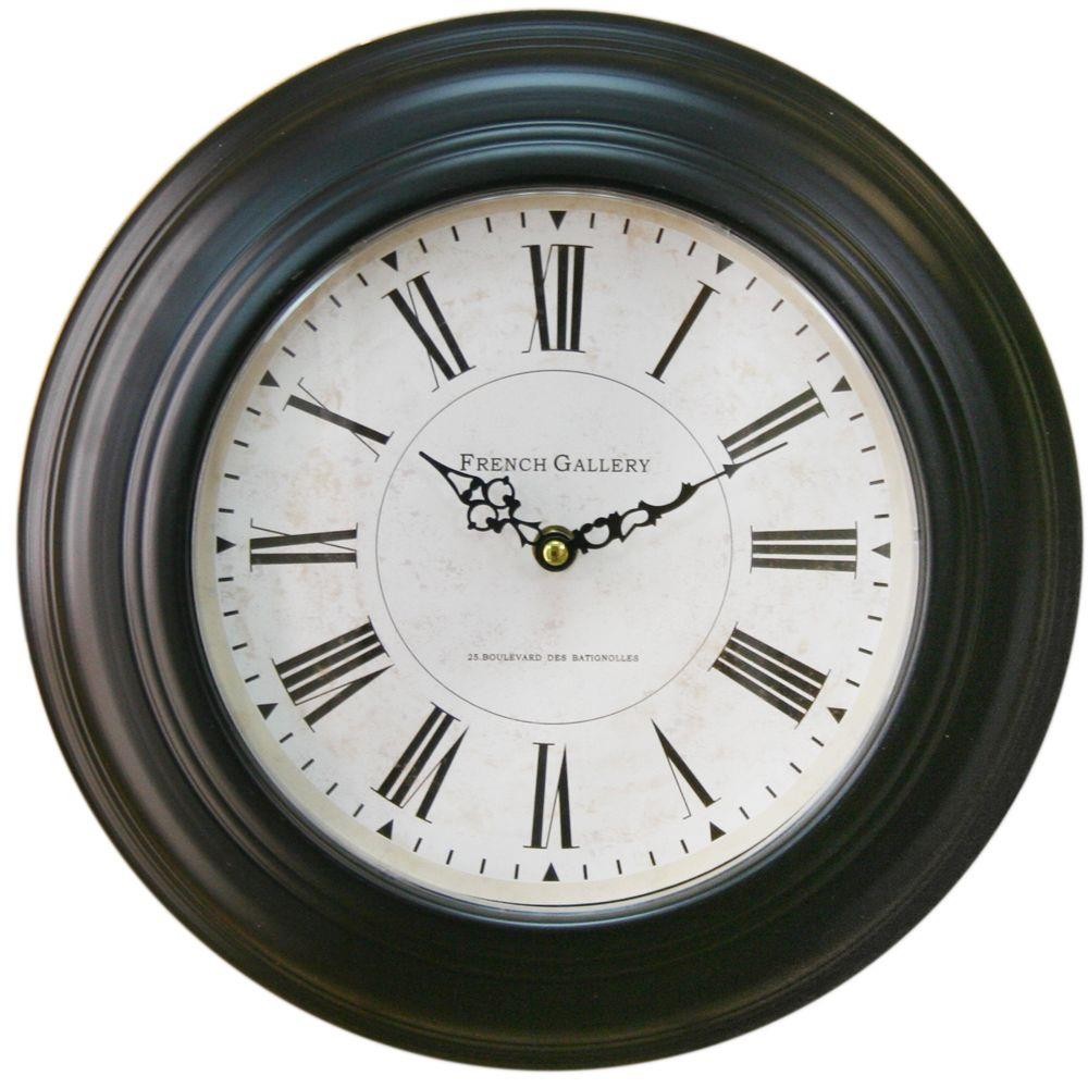 Ribbed Antique Wall Clock Vintage Design
