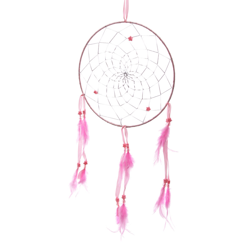 Pink Beads 21.5cm Dreamcatcher