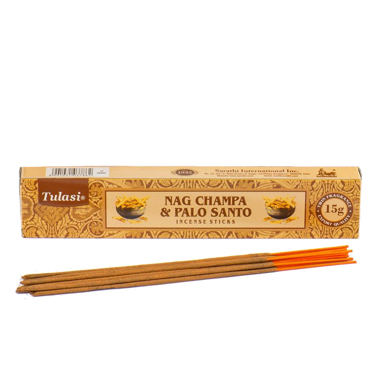 Tulasi Nag Champa & Palo Santo Incense Sticks - Cassie's Gifts and Designs