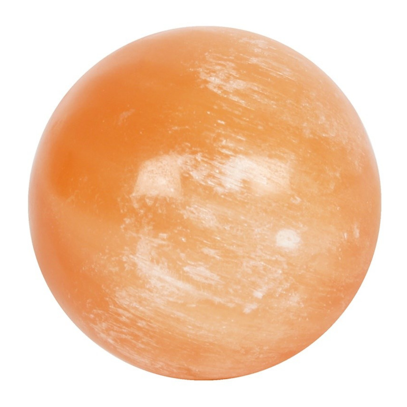 50mm Orange Selenite Sphere