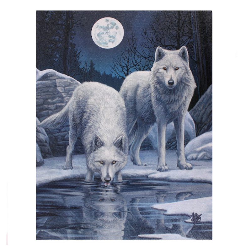 Warriors of Winter Canvas by Lisa Parker